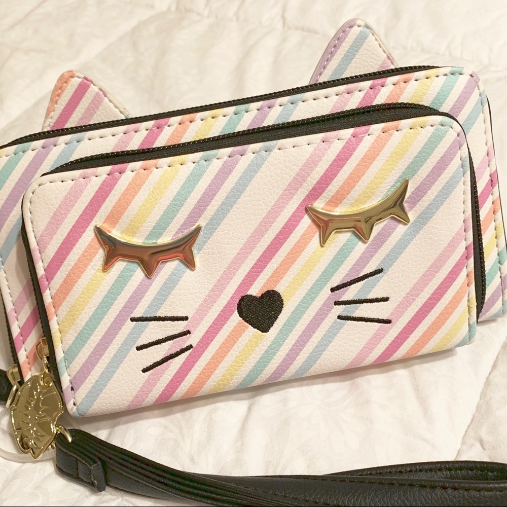 Betsey Johnson Cat Wristlet NWOT